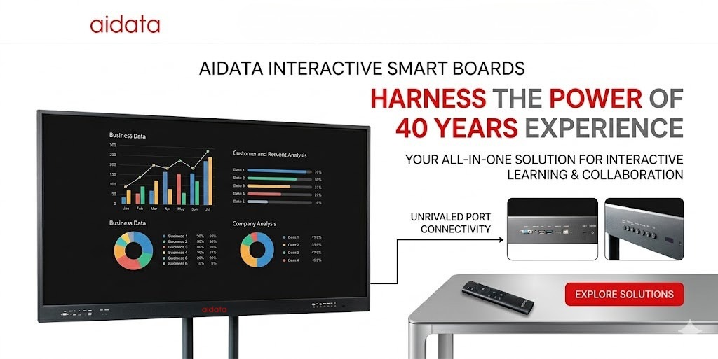 Interactive smart board in enterprise learning space