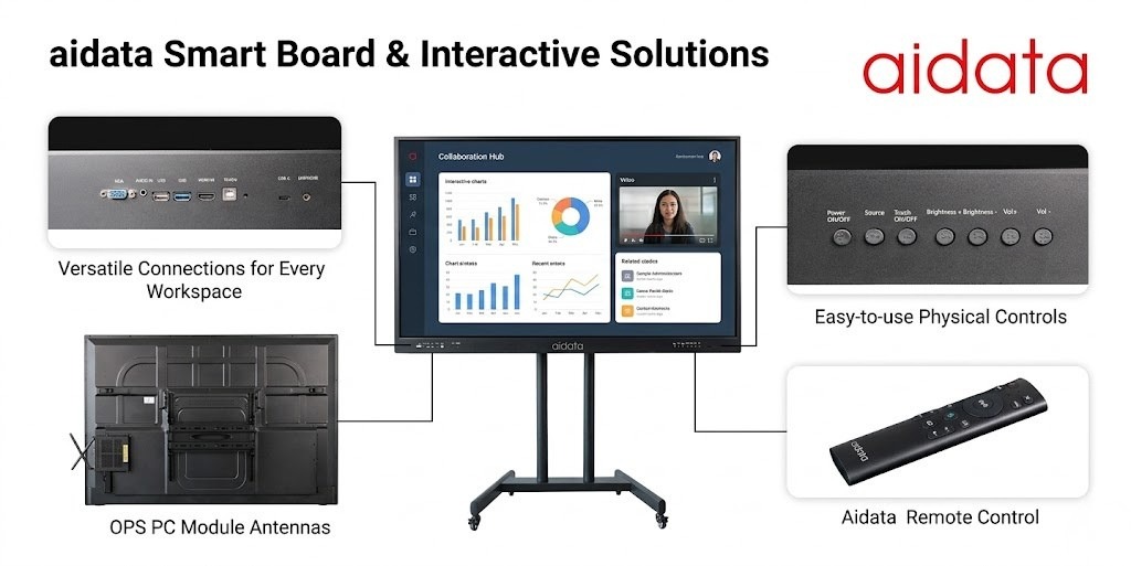 Interactive smart board hardware